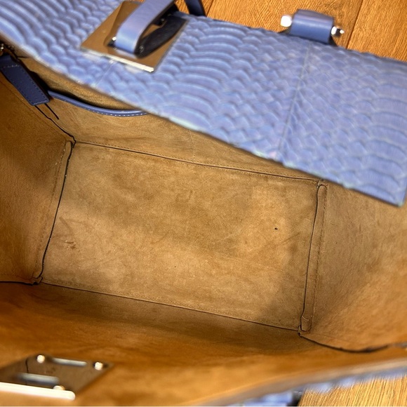 Michael Kors Collection Miranda Tote in cornflower tote - genuine snakeskin - Picture 13 of 16
